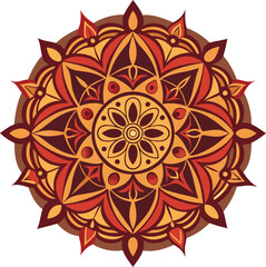 Ornamental luxury mandala pattern design