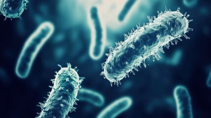 Fototapeta premium Microscopic View of Bacteria