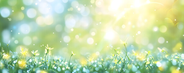 Obraz premium Sunny Spring Meadow