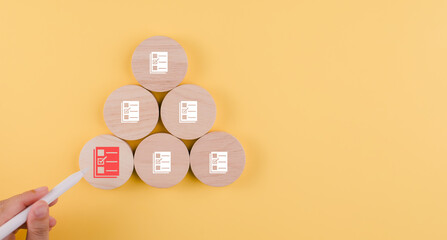 E-document management, online documentation database, paperless office concept, document for online approve paperless quality assurance and ERP management concept.