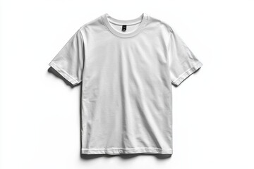White Tshirt Mockup Isolated created with Generative AI