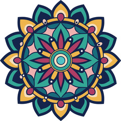 Ornamental luxury mandala pattern design