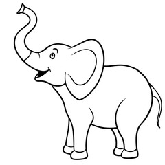 Discover the Joy of Elephant Raising with a Stunning Vector Illustration of Care and Compassion
