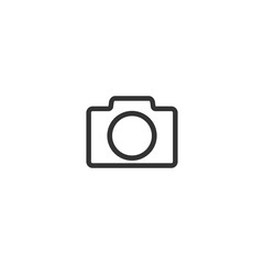 Photo Camera icon isolated on transparent background