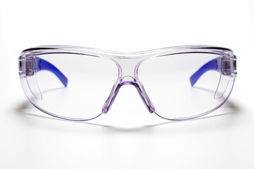 Fototapeta premium Protective goggles isolated on white. Generative ai