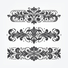 set of elements for design