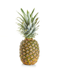 Fototapeta premium fresh pineapple on white background