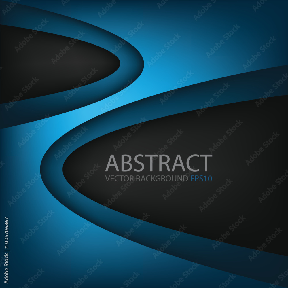 Poster graphic vector curve line overlap background for text and message design