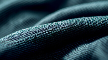 Close-Up of Durable Wrinkle-Resistant Fabric Weave