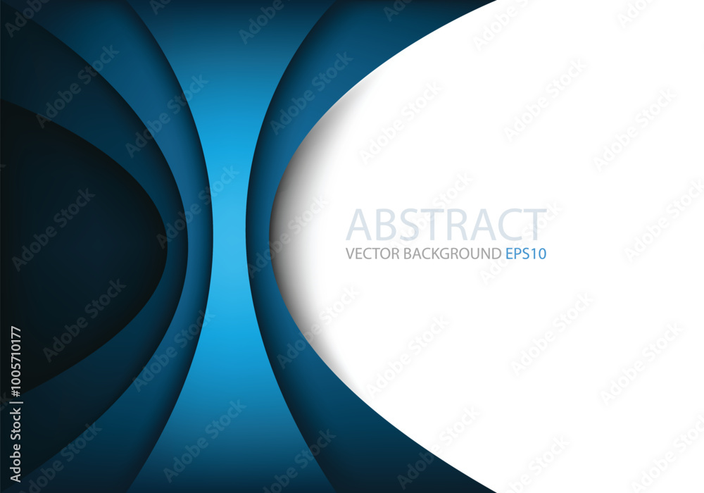 Poster graphic vector curve line overlap background for text and message design