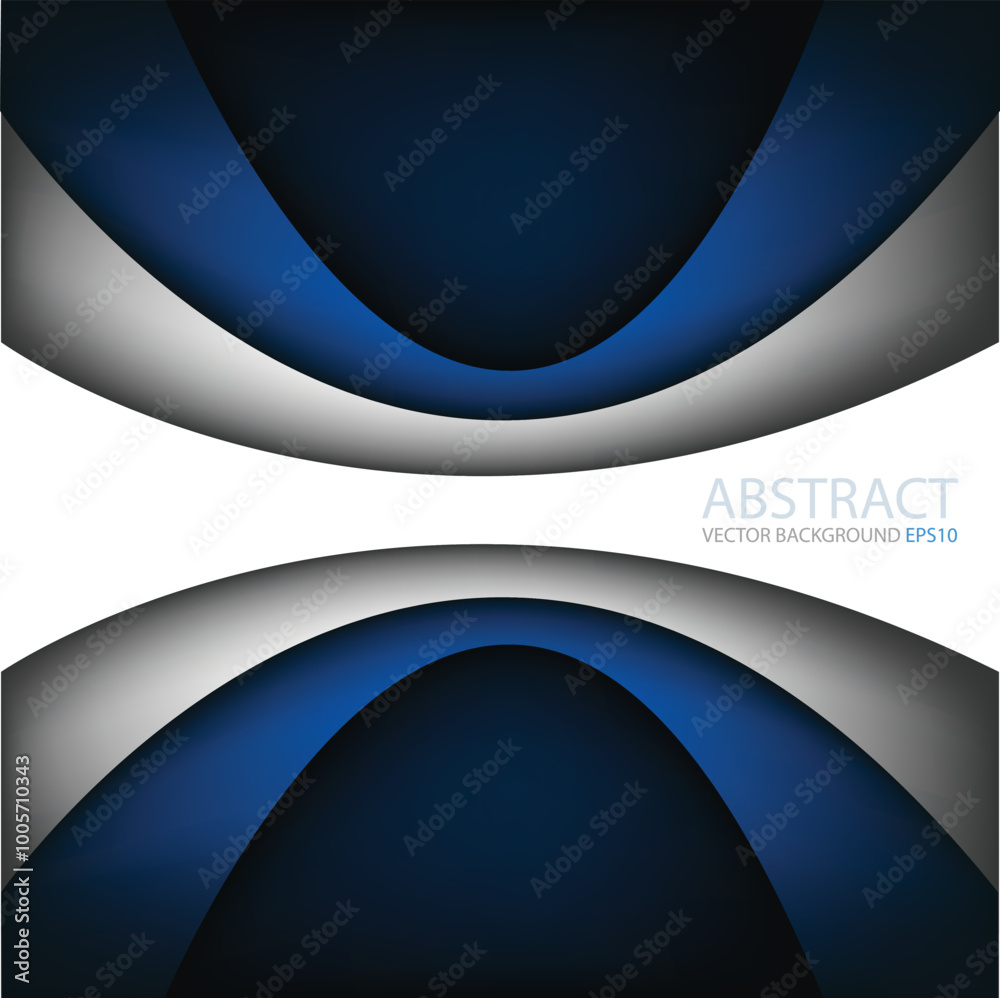 Poster graphic vector curve line overlap background for text and message design