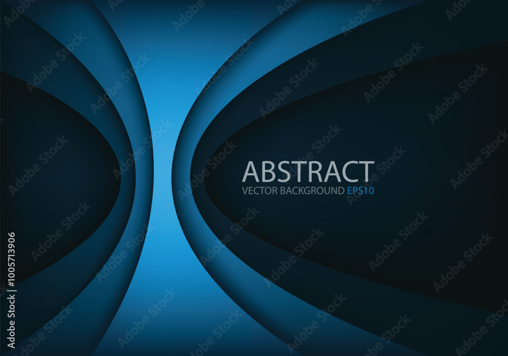 Poster graphic vector curve line overlap background for text and message design