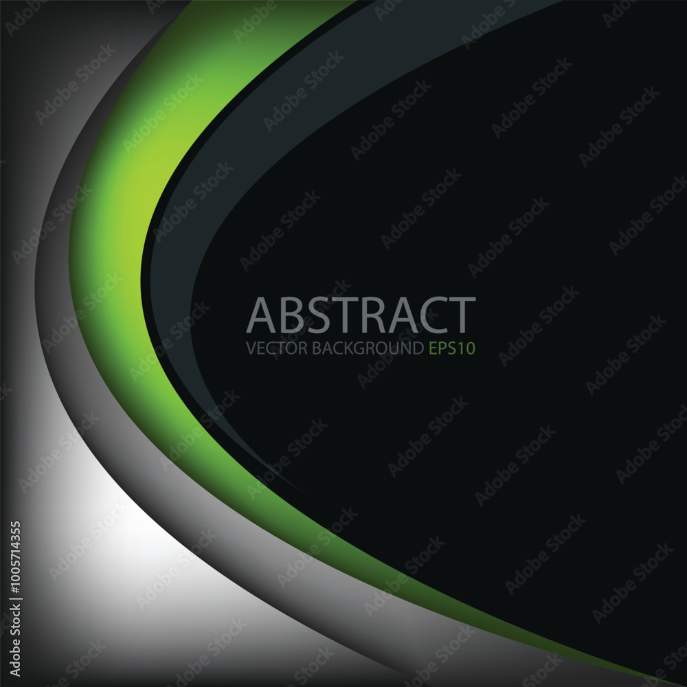 Poster graphic vector curve line overlap background for text and message design