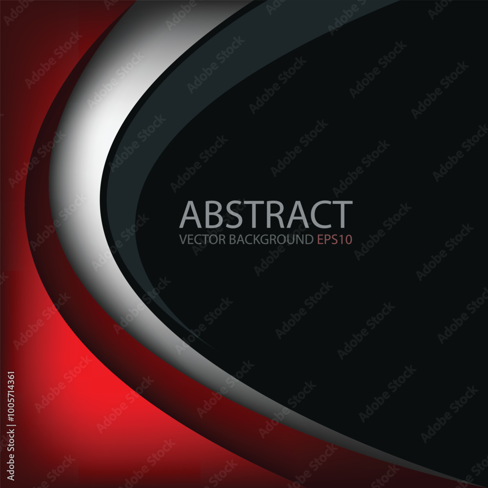 Poster graphic vector curve line overlap background for text and message design
