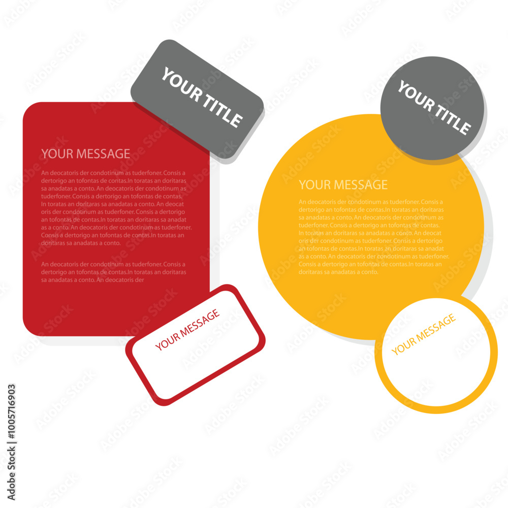 Poster infographic graphic geometric triangle overlap vector layer background for text and message design