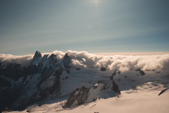 Aiguille du Midi Alps Mountains