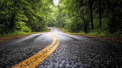 Fototapeta premium 人生の一本道