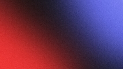 Eye catching red and blue gradient background with a subtle grainy texture for a captivating contrast