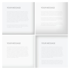 Infographic graphic geometric triangle overlap vector layer background for text and message design
