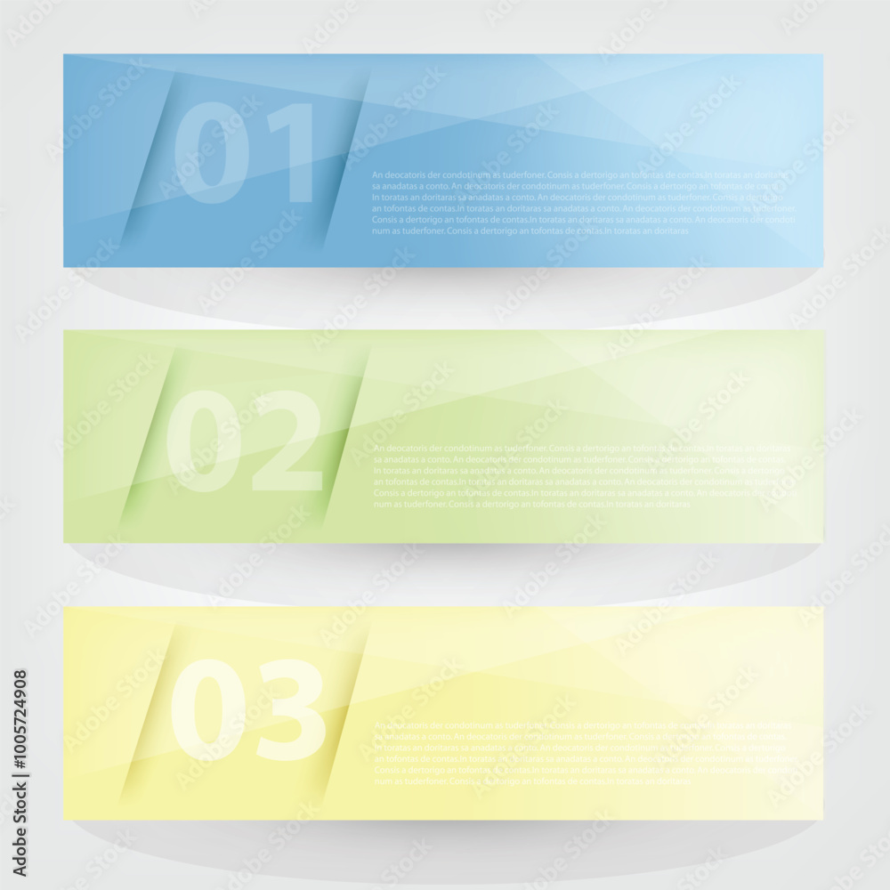Poster infographic graphic geometric triangle overlap vector layer background for text and message design