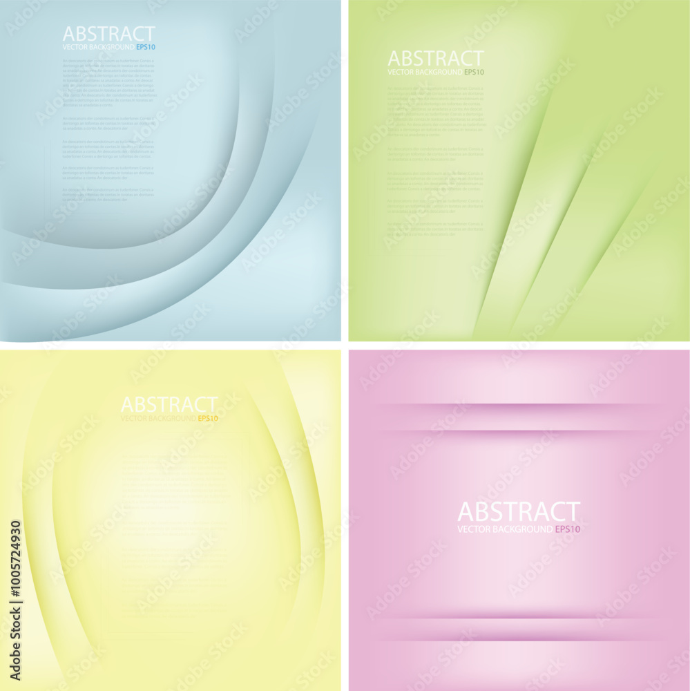 Poster graphic vector curve line overlap background for text and message design