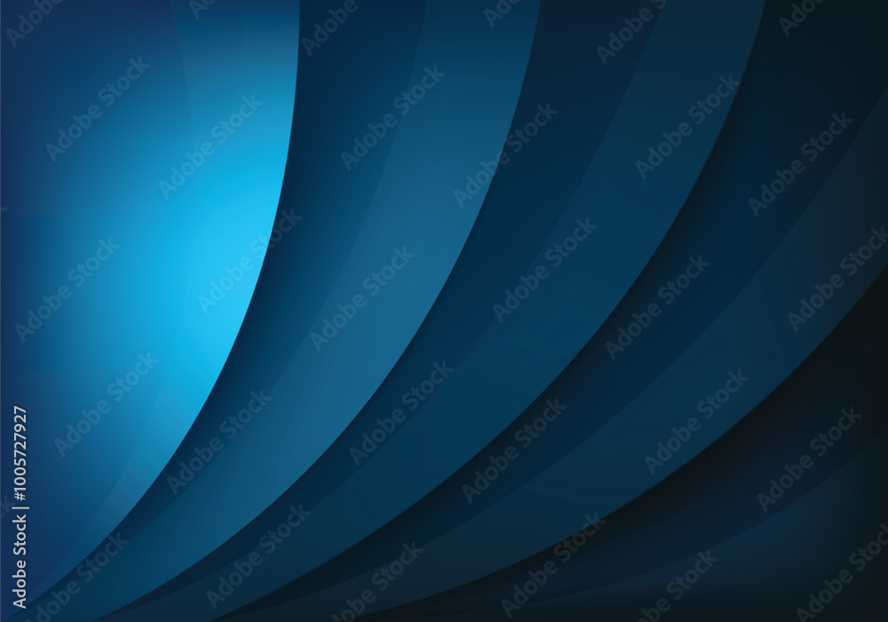 Poster graphic vector curve line overlap background for text and message design