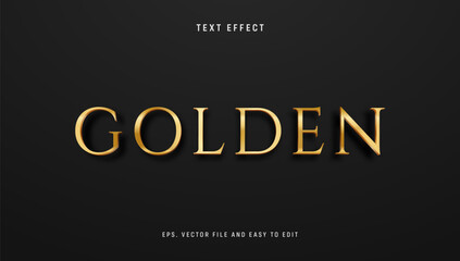 Luxury gold text effect