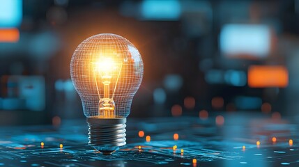 Spotlight shining on a digital comment or post highlighting its significance and prominence within an online conversation or discussion