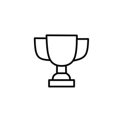 Line stroke competition icon. Editable vector object isolated on white background.