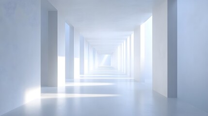 Obraz premium Minimalist Architectural Constructed Scene