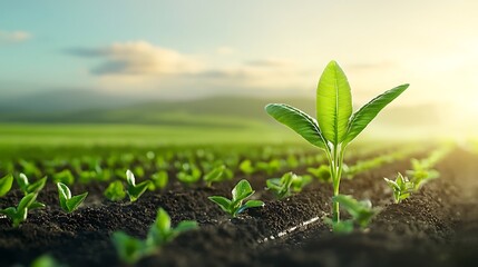A close-up of an automated irrigation system adjusting to weather forecasts