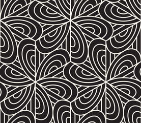 Vector seamless pattern. Modern stylish abstract texture. Repeating geometric tiles