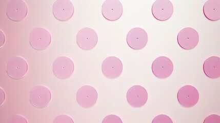 Pretty Pink Polka Dot Texture Background: A Delightful and Feminine Vision. Admire the Charm and Playfulness