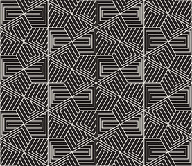 Vector seamless pattern. Modern stylish abstract texture. Repeating geometric tiles