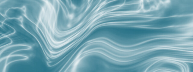 Abstract Blue Fabric Texture. Painting with a blue and white color scheme. Energetic Pale White and Light Blue Finance Innovation Concept. Turquoise with subtle white waves, empty gentle background