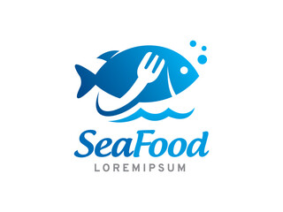 Sea Food logo symbol or icon template