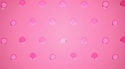 Pretty Pink Polka Dot Texture Background: A Delightful and Feminine Vision. Admire the Charm and Playfulness