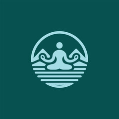 Meditation logo for sale