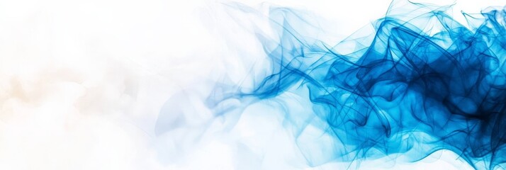Fototapeta premium Simple gradient of icy blue fading into white, a frosted glass effect, trending minimalist tech style