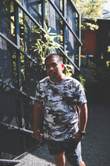 portrait of a dark skin man