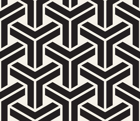 Vector seamless pattern. Modern stylish abstract texture. Repeating geometric tiles