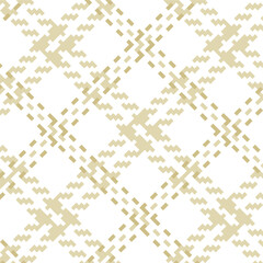 Vector checkered pattern. Tartan, textured seamless twill for flannel shirts, duvet covers, other autumn winter textile mills. Vector Format