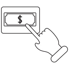 Donate and Giving Line Art