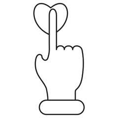 Donate and Giving Line Art