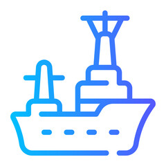 navy gradient icon