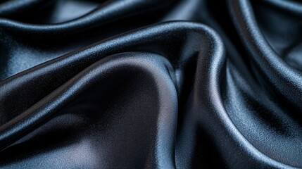 Obraz premium A detailed shot of a silk fabric's texture, highlighting its smoothness and shine