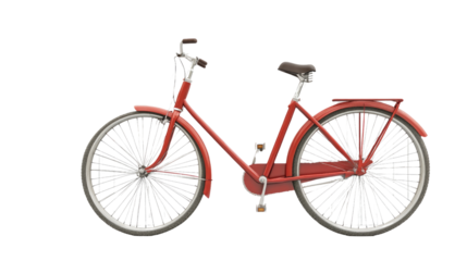 bicycle on transparent background