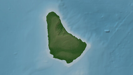 Barbados Island. Barbados. Physical © zelwanka