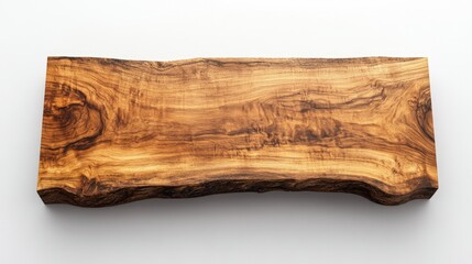 A wooden table mockup with a textured surface, displayed on a white background, ideal for highlighting products, food, or decorative items.