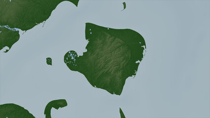 Bolshoy Begichev Island. Russia. Physical © zelwanka
